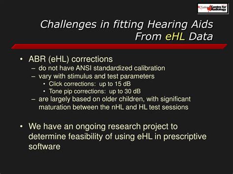 nhl to ehl correction|Fitting Infant Hearing Aids .